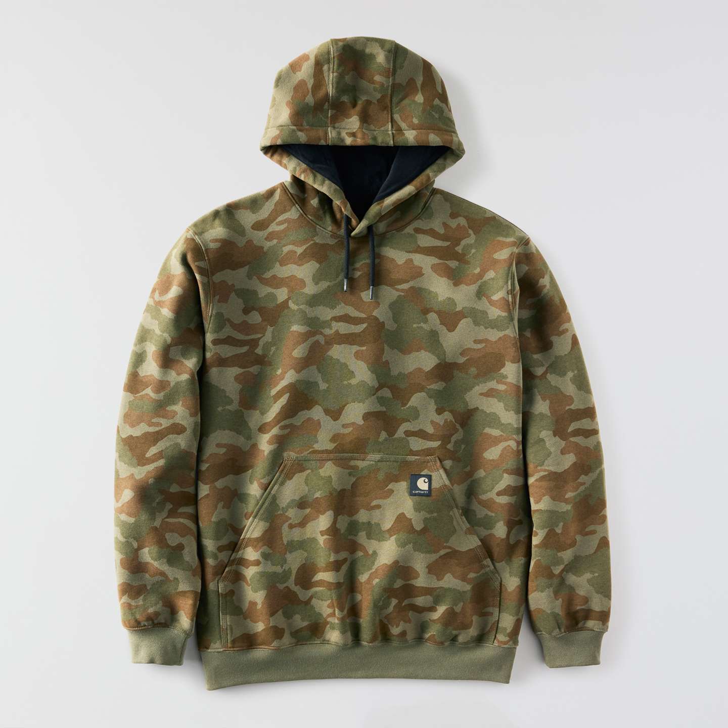 Мужская толстовка Carhartt Marquette Camo, цвет: Армейский зелёный камуфляжный — фото 9