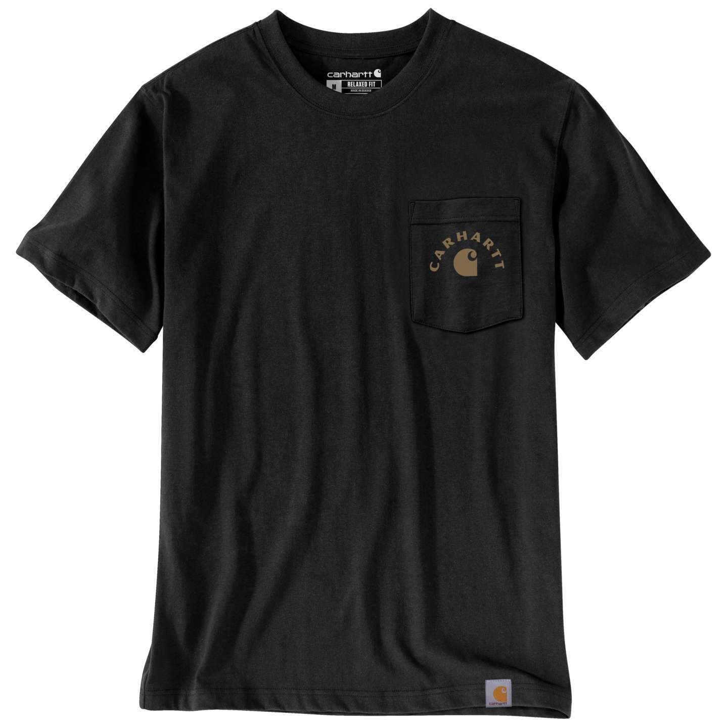 Мужская футболка Carhartt Irvine Relaxed Work, цвет: Чёрный — фото 2