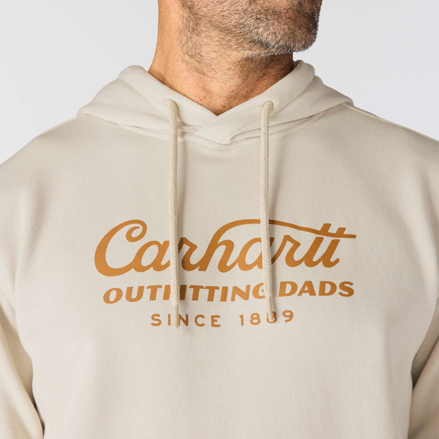 Мужская толстовка Carhartt Sawyer Dad, цвет: Cobblestone — фото 3