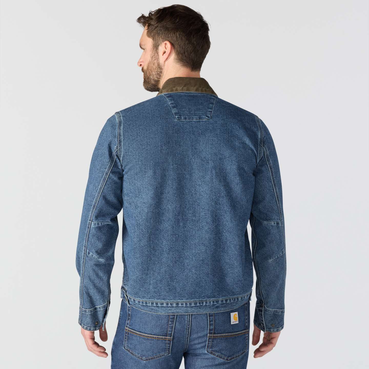 Мужская куртка Carhartt Denim Detroit, цвет: Muskegon — фото 2