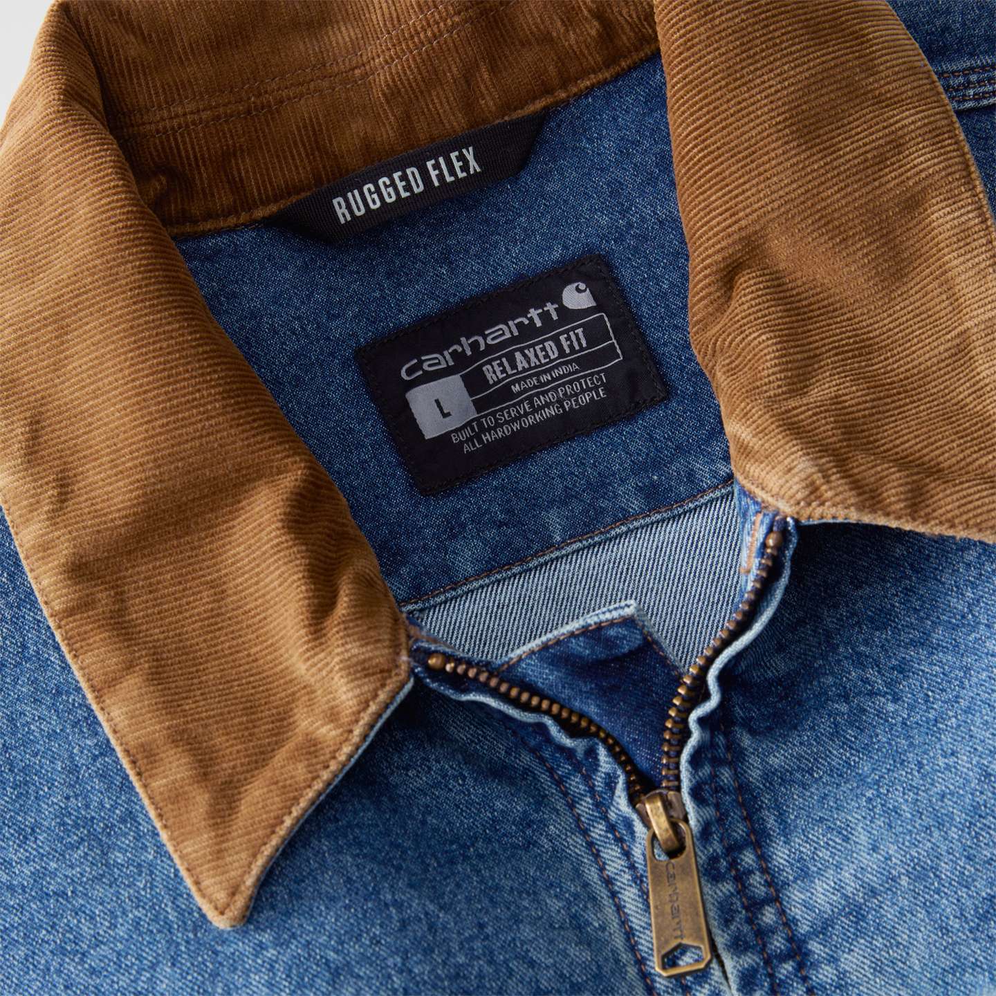 Мужская куртка Carhartt Denim Detroit, цвет: Muskegon — фото 9