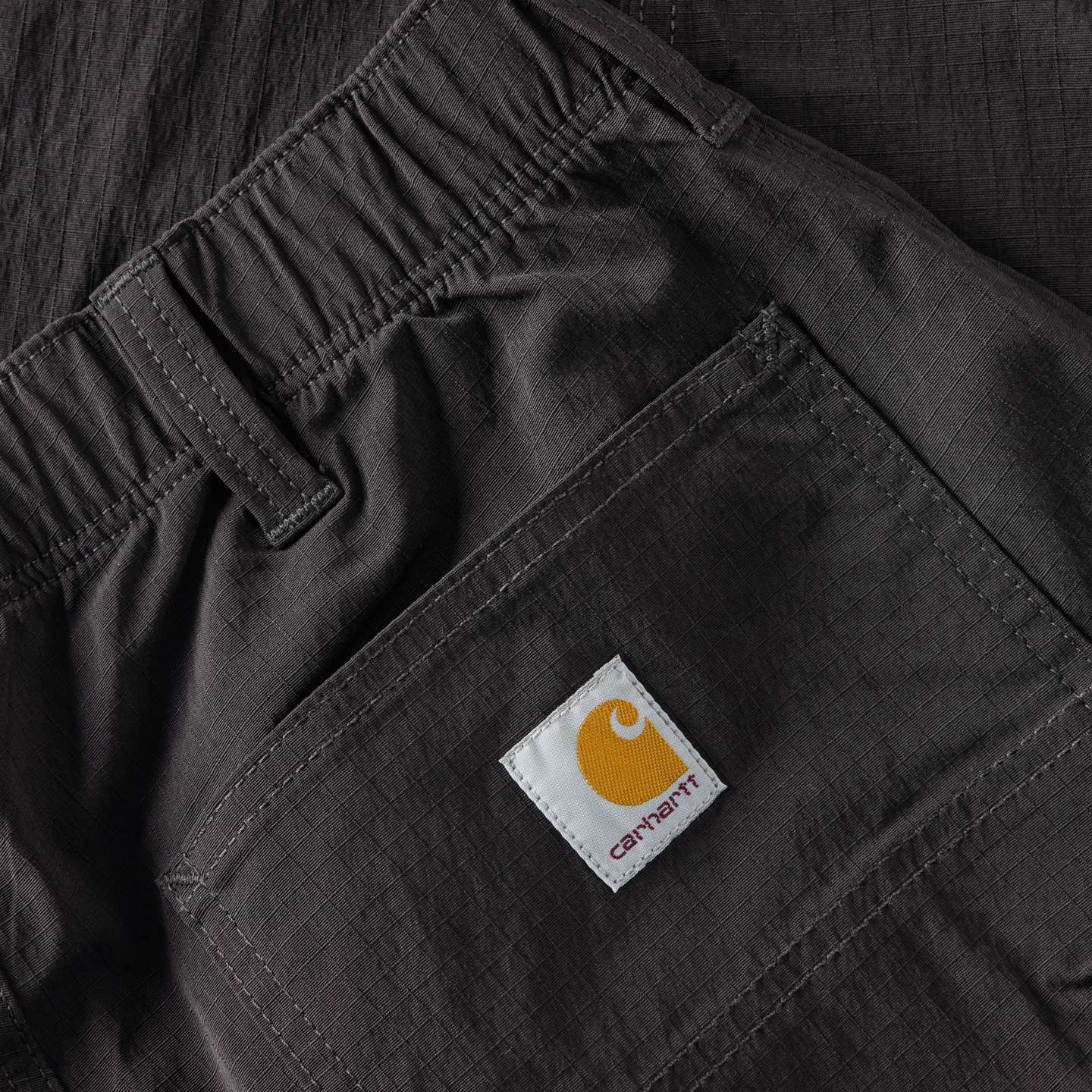 Мужские брюки Carhartt Relaxed Tapered Force Ripstop Cargo Pant, цвет: Чёрный — фото 9