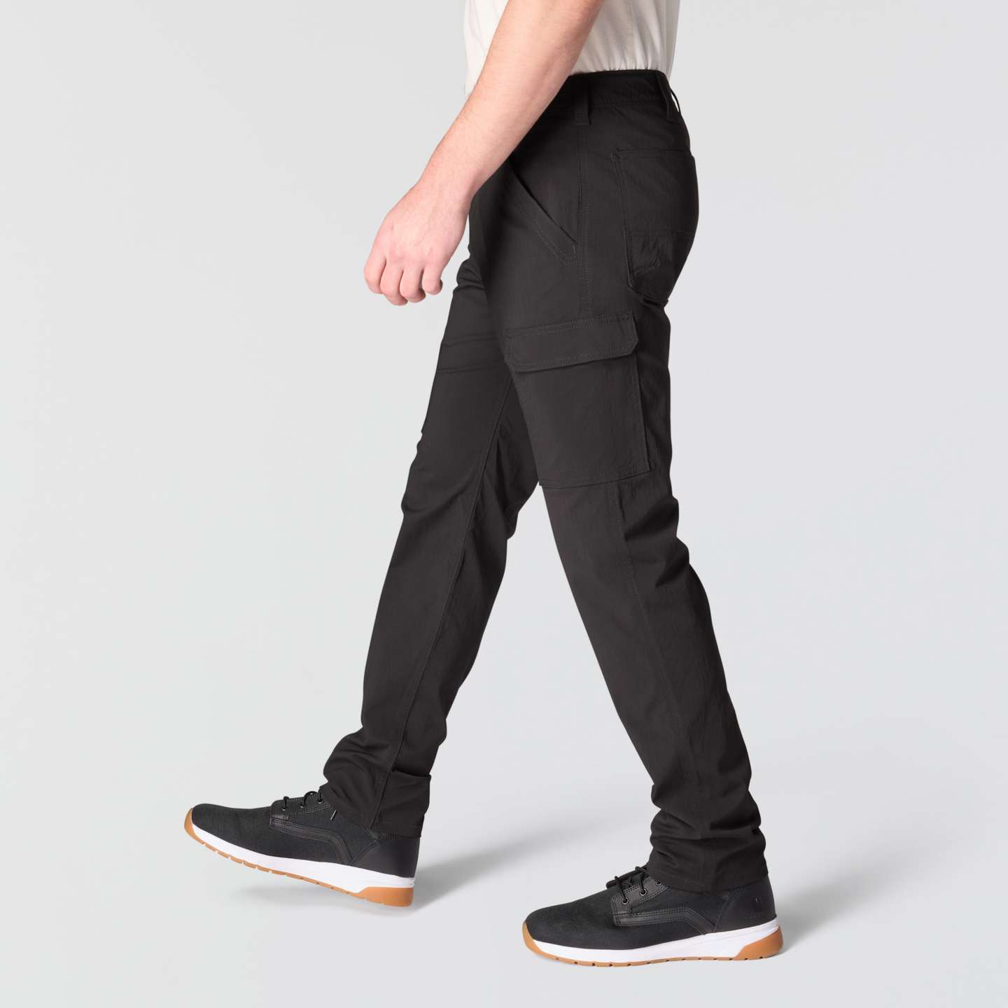 Мужские брюки Carhartt Relaxed Tapered Force Ripstop Cargo Pant, цвет: Чёрный — фото 6