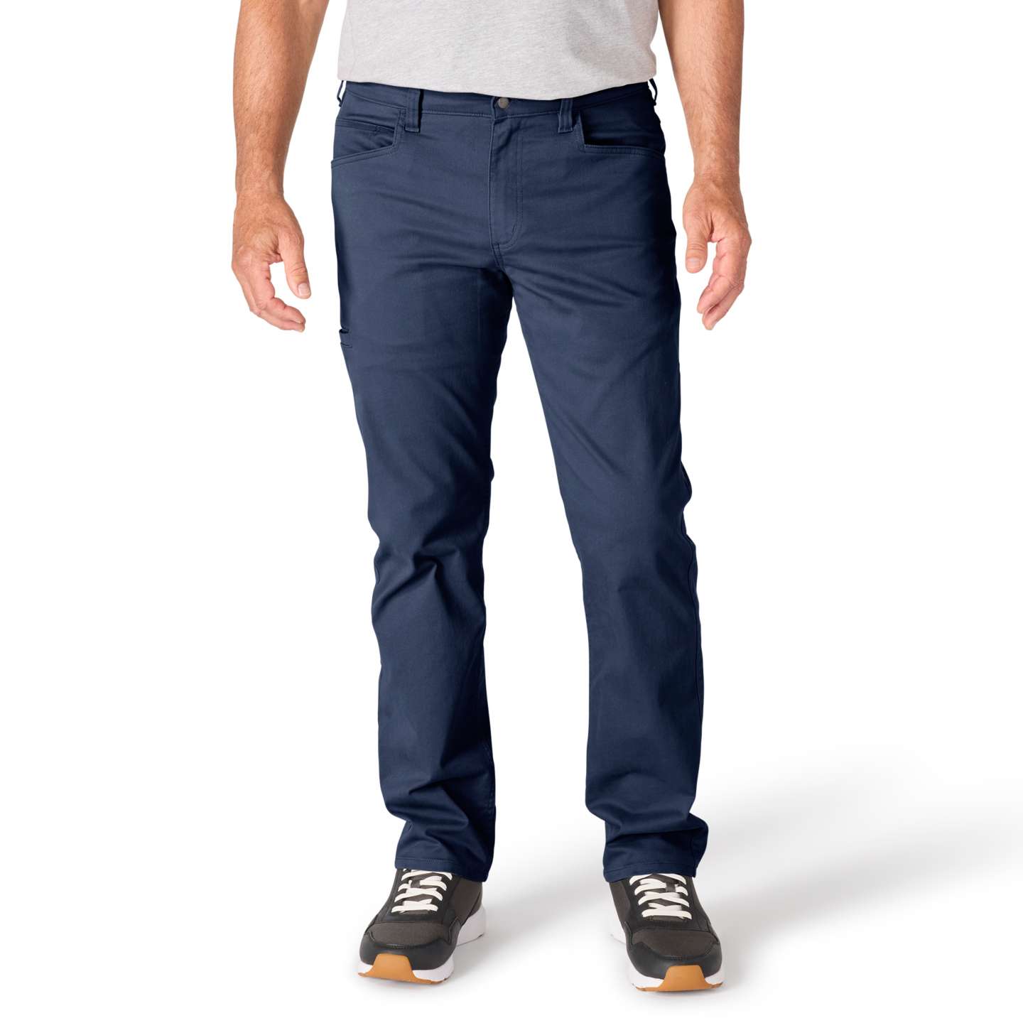 Мужские брюки Carhartt Relaxed Straight Force Huron Pant, цвет: Тёмно-синий — фото 1