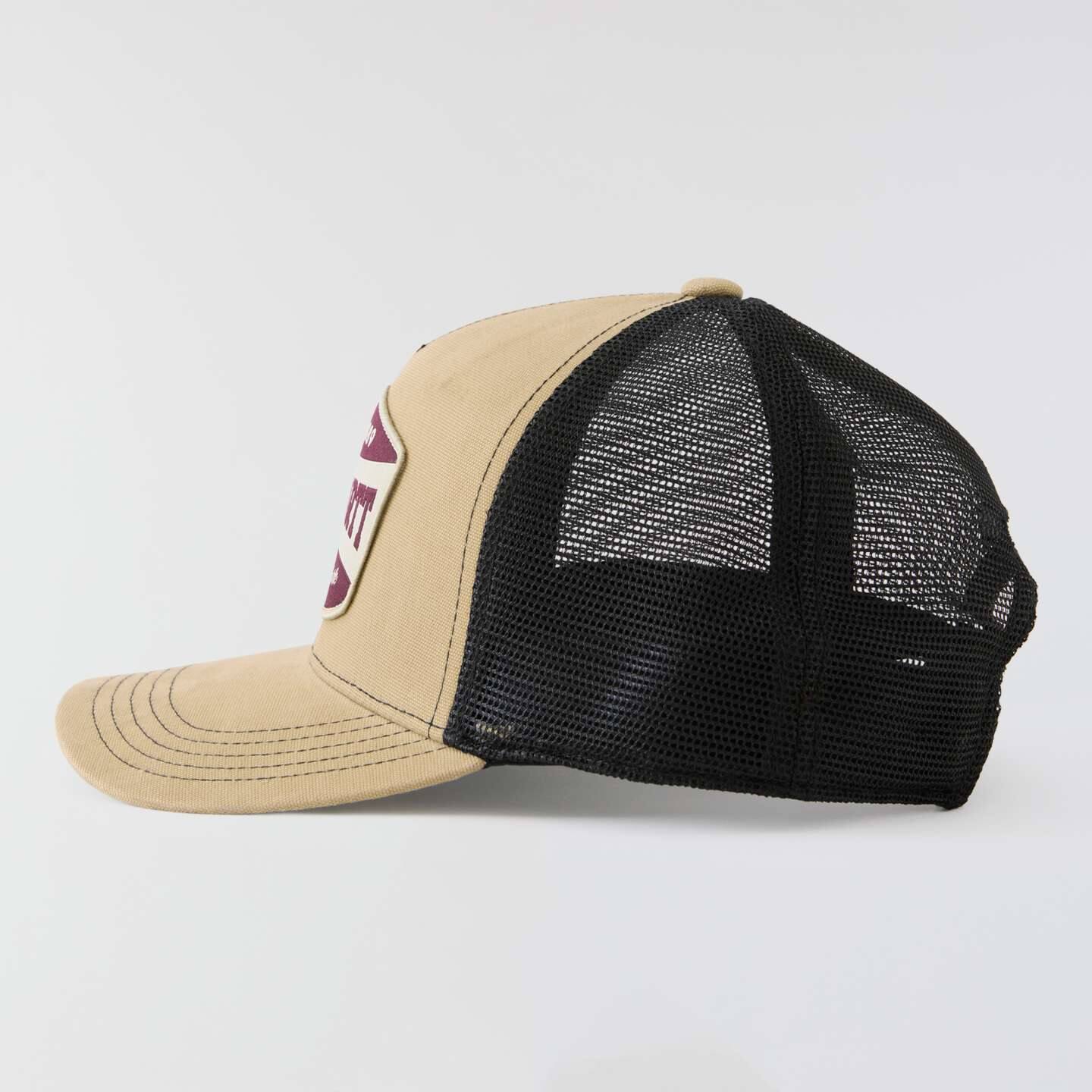 Мужская кепка Carhartt Canvas Mesh-Back Patch, цвет: Тёмный хаки — фото 3