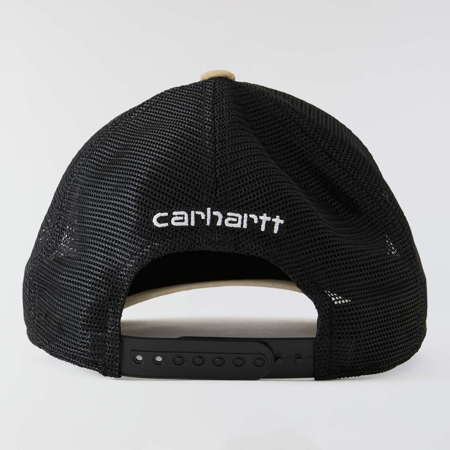 Мужская кепка Carhartt Canvas Mesh-Back Patch, цвет: Тёмный хаки — фото 4