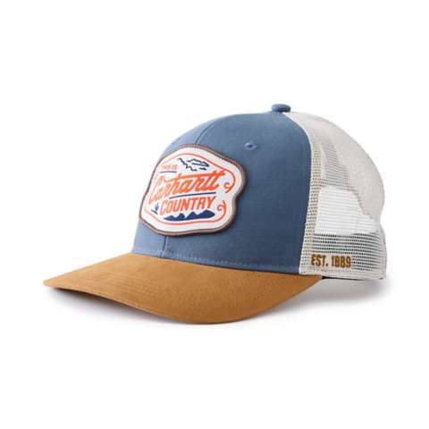 Мужские кепки Carhartt Canvas Mesh-Back Country Graphic