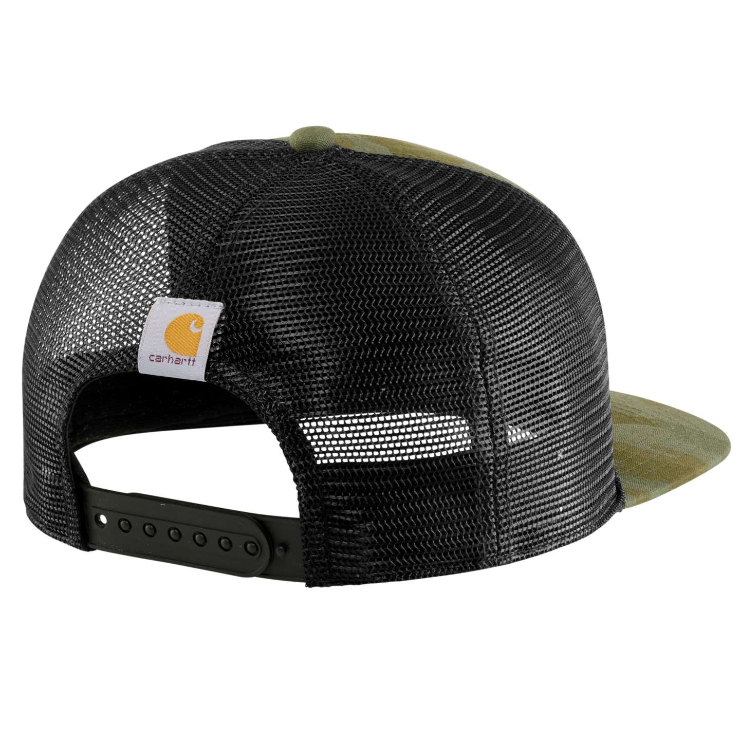 Мужская кепка Carhartt Ripstop Mesh-Back Camo, цвет: Армейский зелёный камуфляжный — фото 2