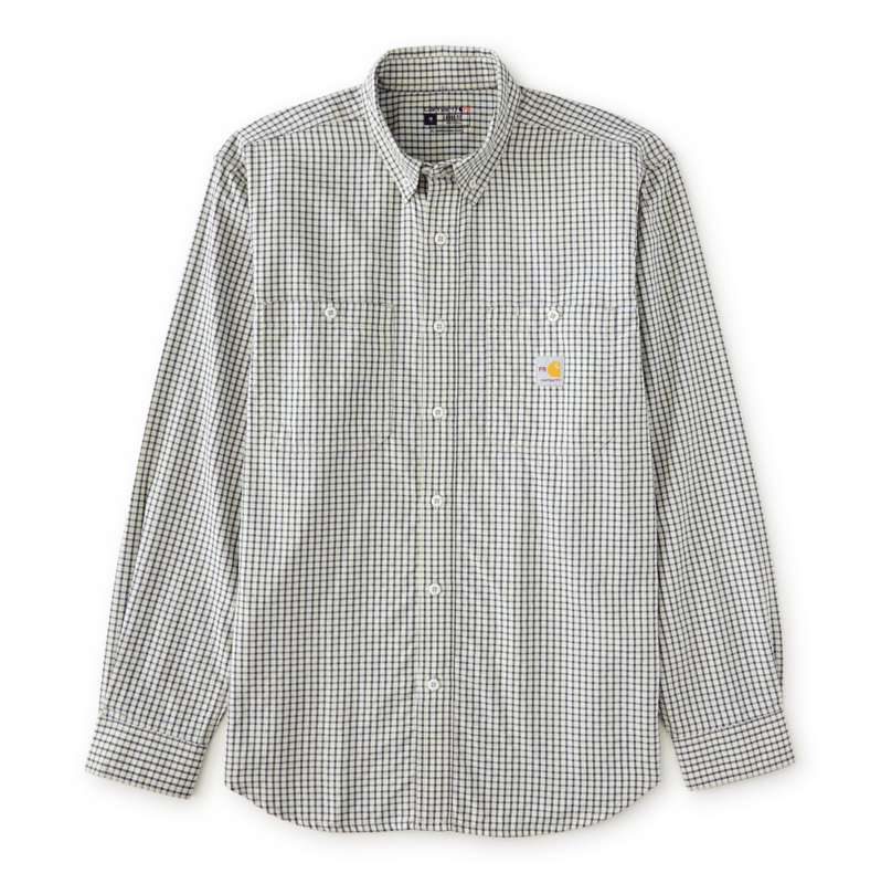 Carhartt  Steel/Malt FR Force Sun Defender™ LS Plaid Shirt
