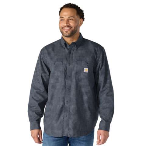 Мужские рубашки Carhartt FR Force Sun Defender™ LS Plaid Shirt