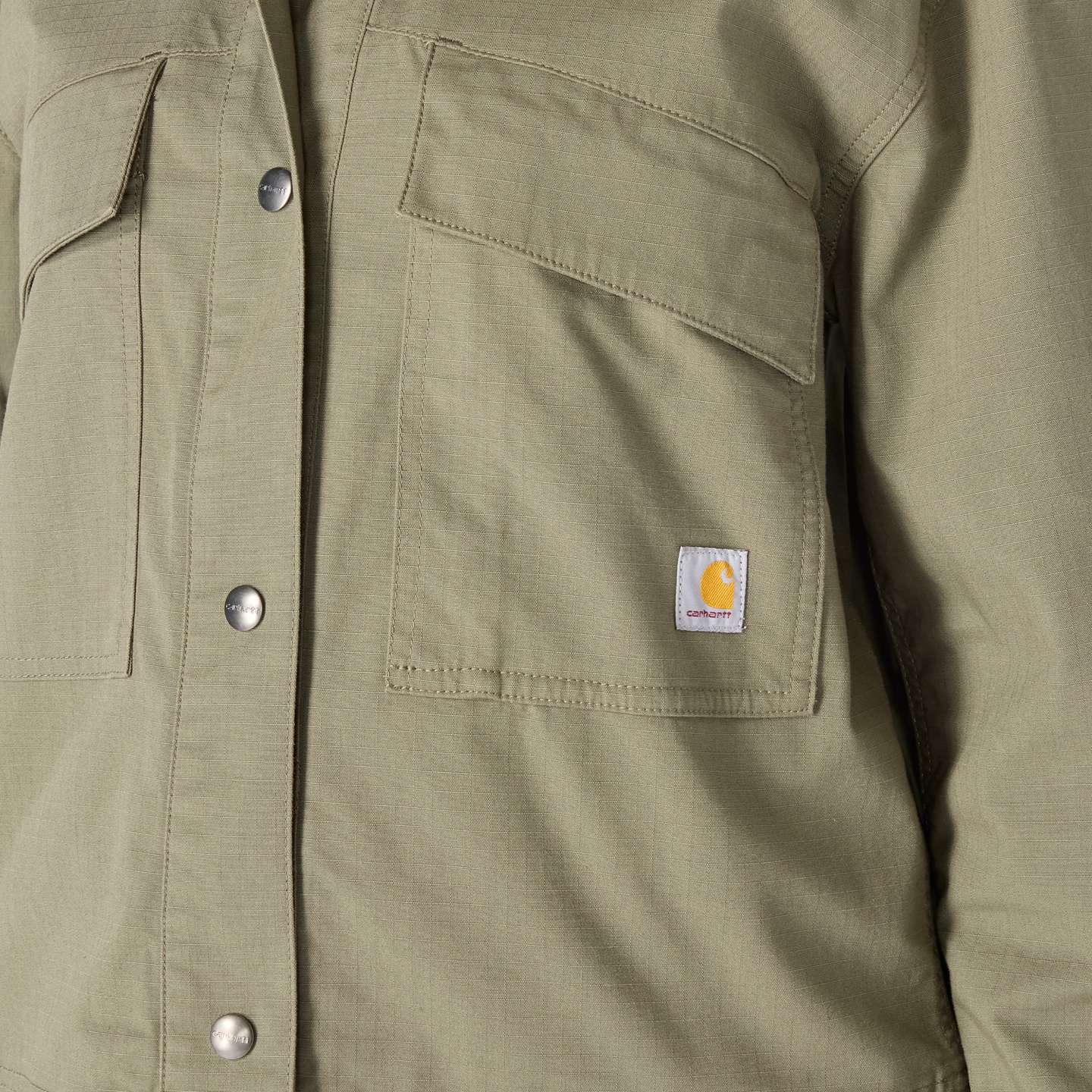 Женская куртка Carhartt Ripstop Utility, цвет: Пыльный оливковый — фото 3