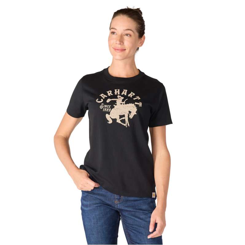 Carhartt  Black Women's Irvine Relaxed Horse T-Shirt