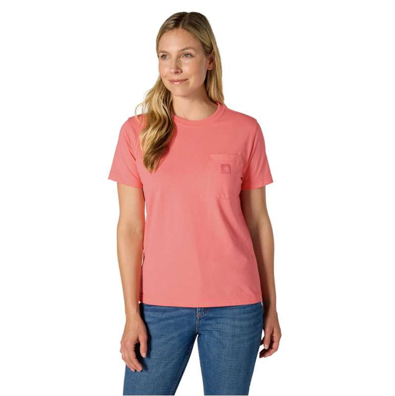 Carhartt  Fire Coral Women's Irvine Relaxed T-Shirt