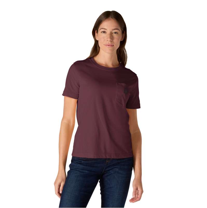Carhartt  Deep Cherrywood Women's Irvine Relaxed T-Shirt