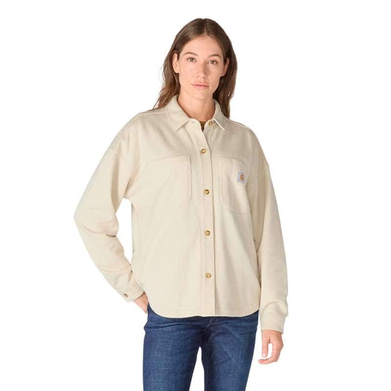 Women's Sherpa Lined Jacket - Loose Fit - Washed Duck - 3 Warmest Rating