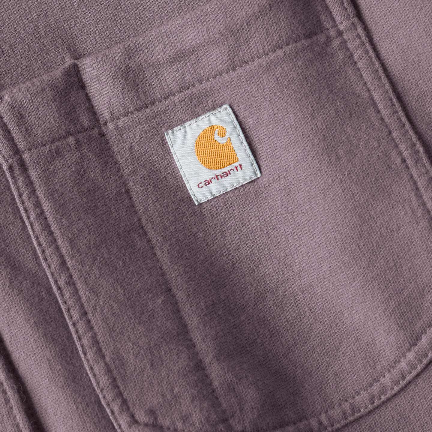 Женская рубашка Carhartt Durham Knit Overshirt, цвет: Пепельный ягодный — фото 5