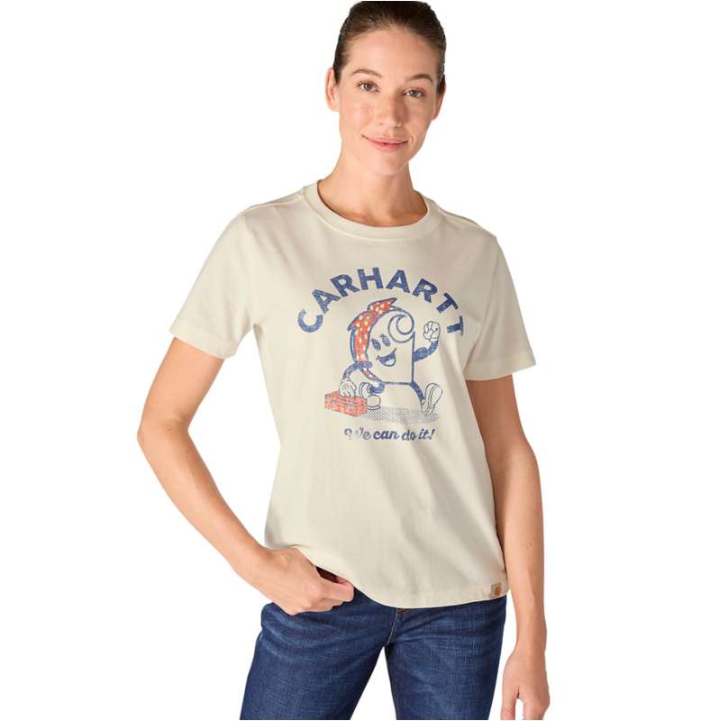 Carhartt  Eggshell Women's Irvine Relaxed Nettie T-Shirt