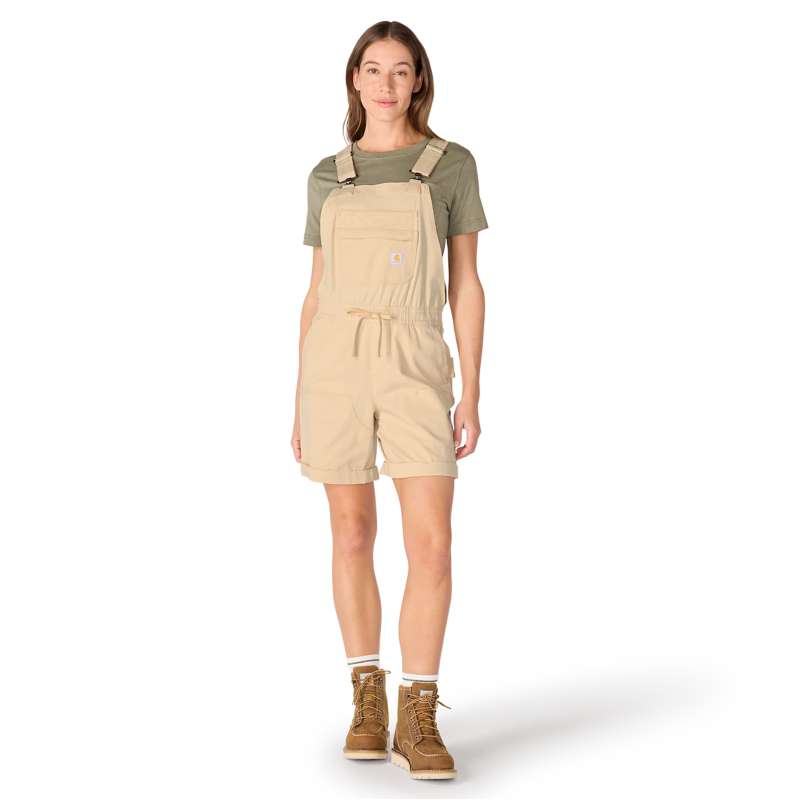 Carhartt  Classic Beige Women's Force Ripstop Shortall