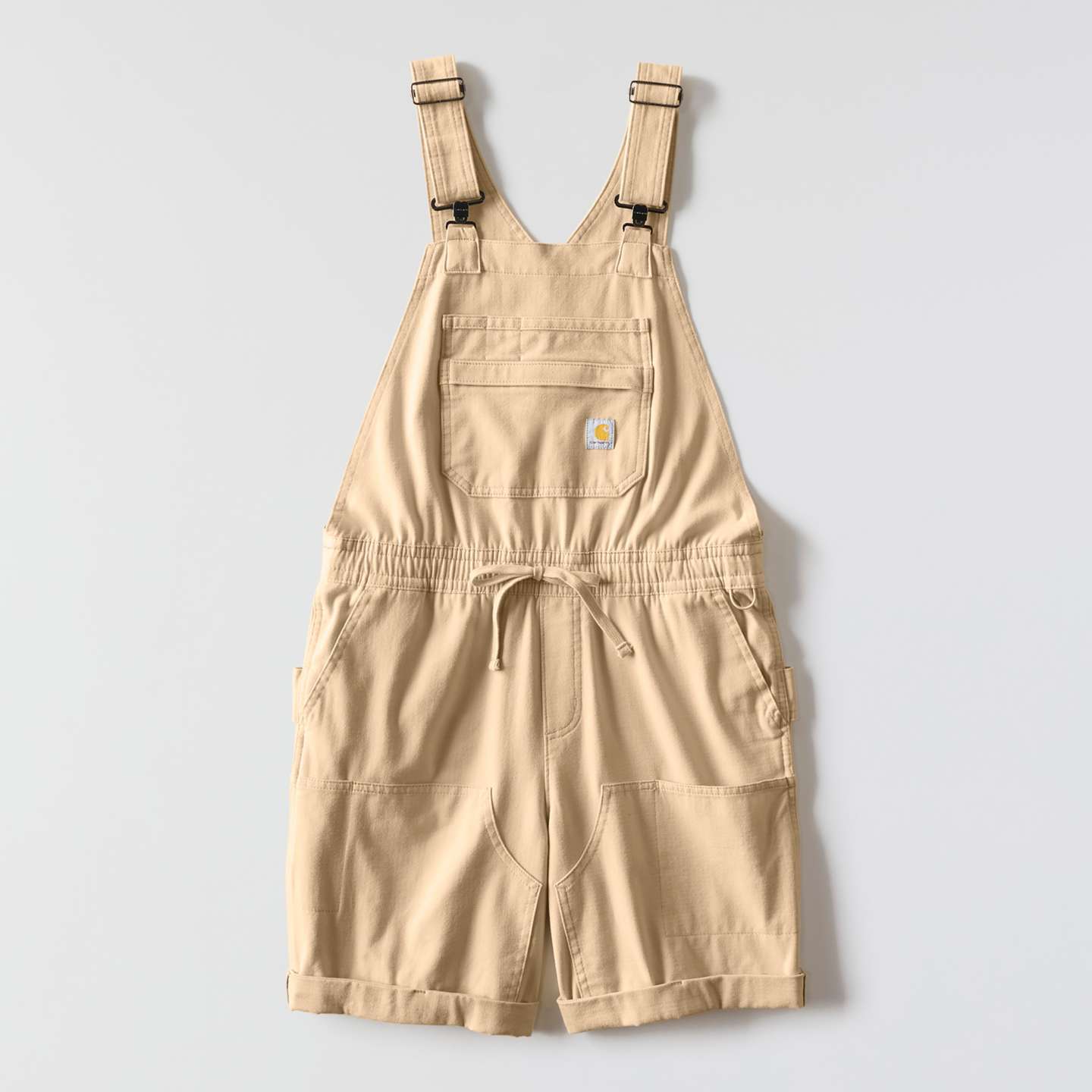Женские комбинезоны Carhartt Force Ripstop Shortall, цвет: Бежевый — фото 7