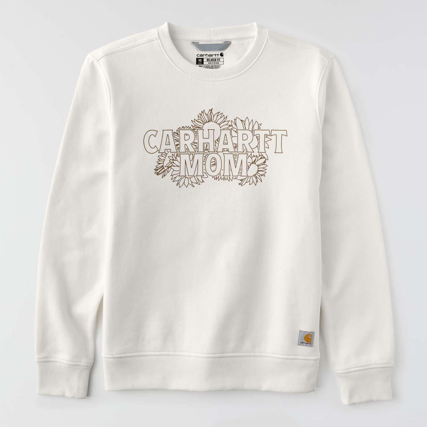 Женская толстовка Carhartt Sawyer Mothers Day Crewneck, цвет: Яичная скорлупа — фото 8