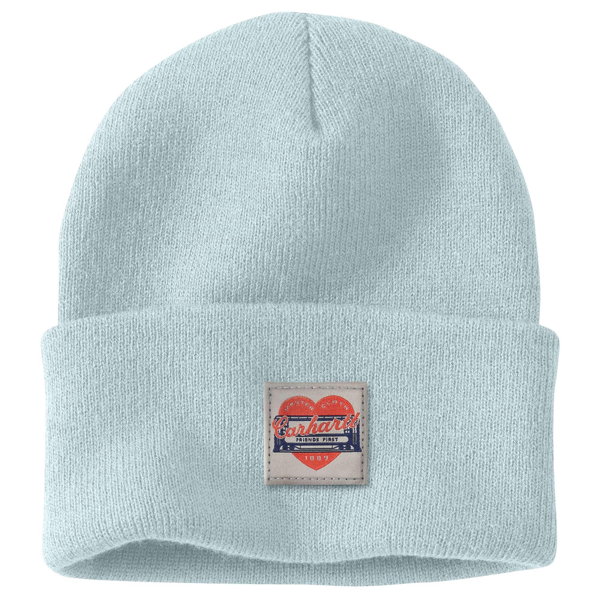 Additional thumbnail 1 of Women's Knit Heart Patch Beanie