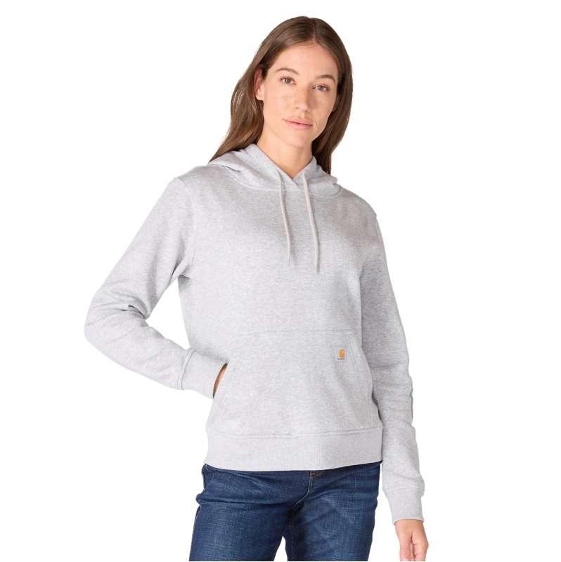 Carhartt  Heather Gray Women's Sawyer Script Logo Sweatshirt