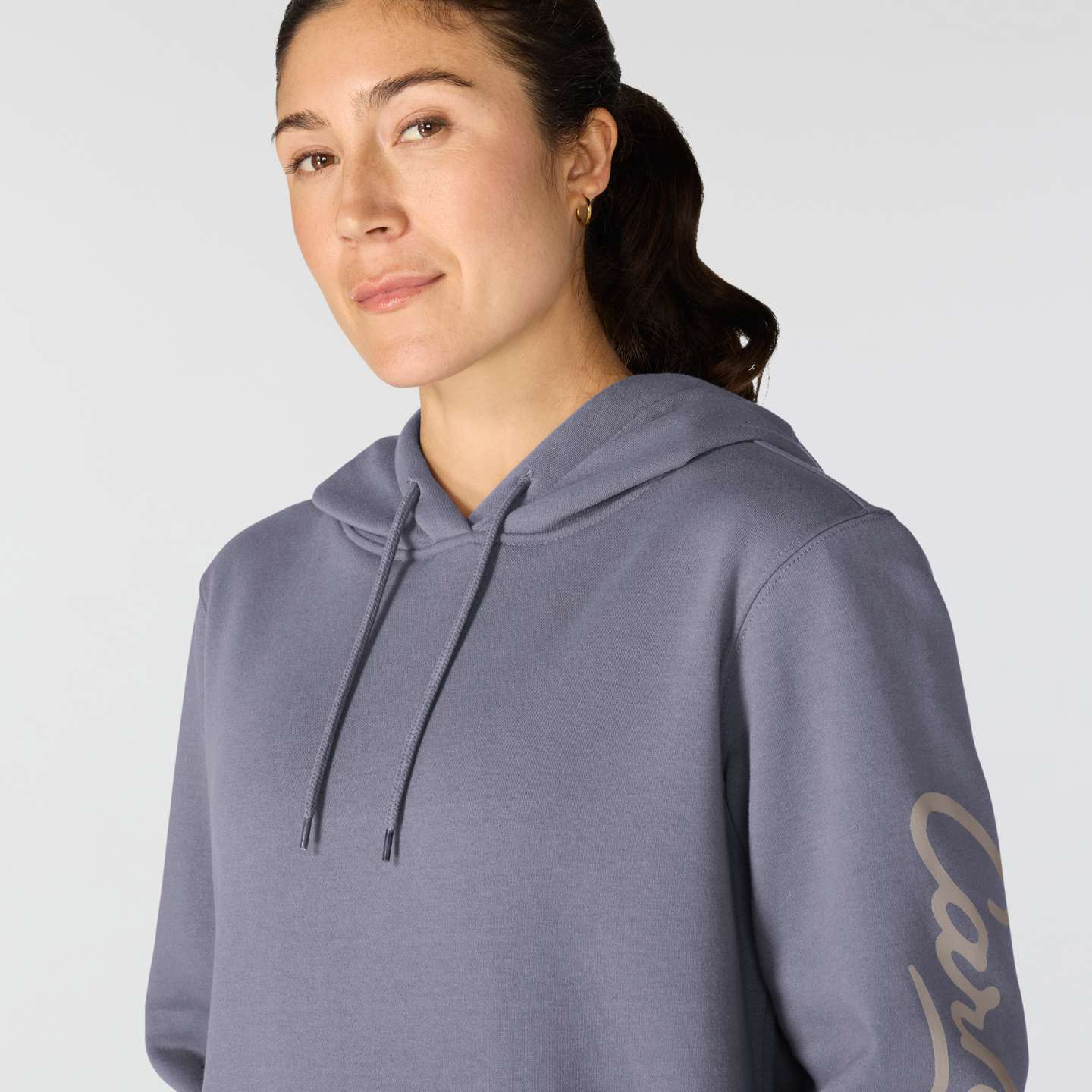 Женский свитшот Carhartt Sawyer Script Logo, цвет: Меланжевый — фото 3