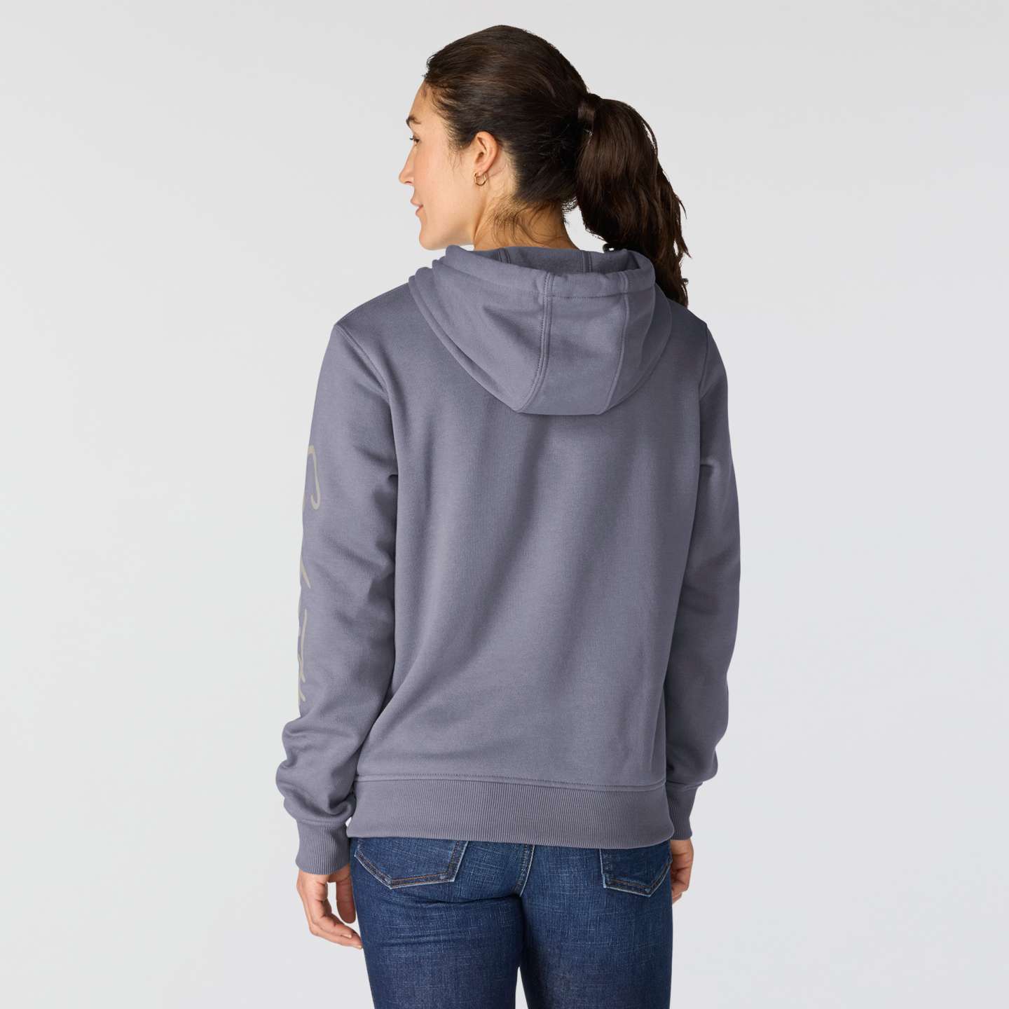 Женский свитшот Carhartt Sawyer Script Logo, цвет: Меланжевый — фото 4