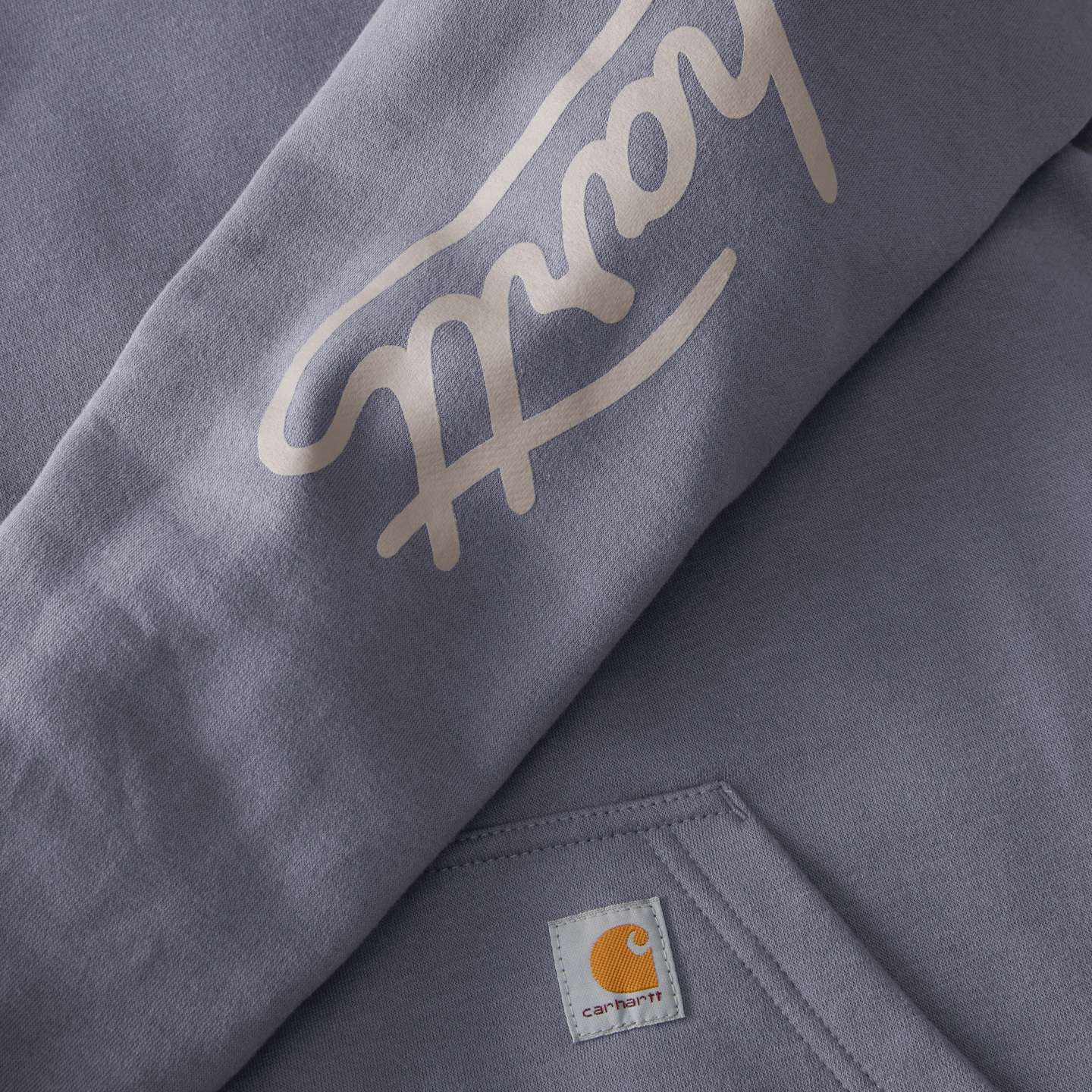 Женский свитшот Carhartt Sawyer Script Logo, цвет: Меланжевый — фото 6