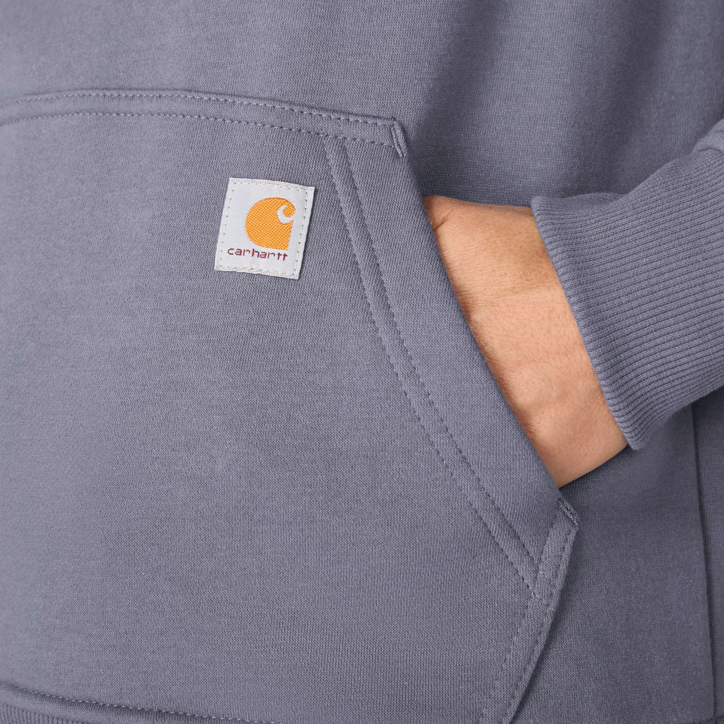 Женский свитшот Carhartt Sawyer Script Logo, цвет: Меланжевый — фото 5