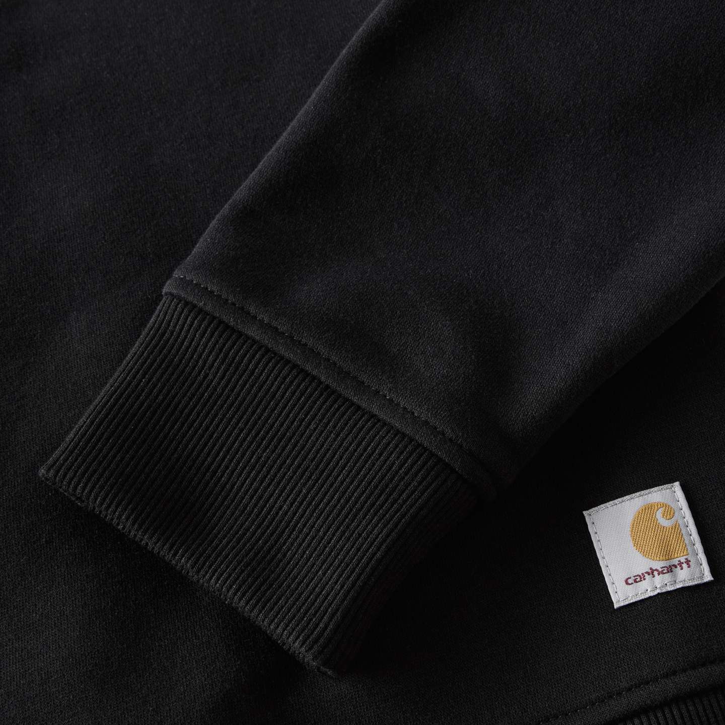 Женские толстовки Carhartt Sawyer Crewneck, цвет: Чёрный — фото 6