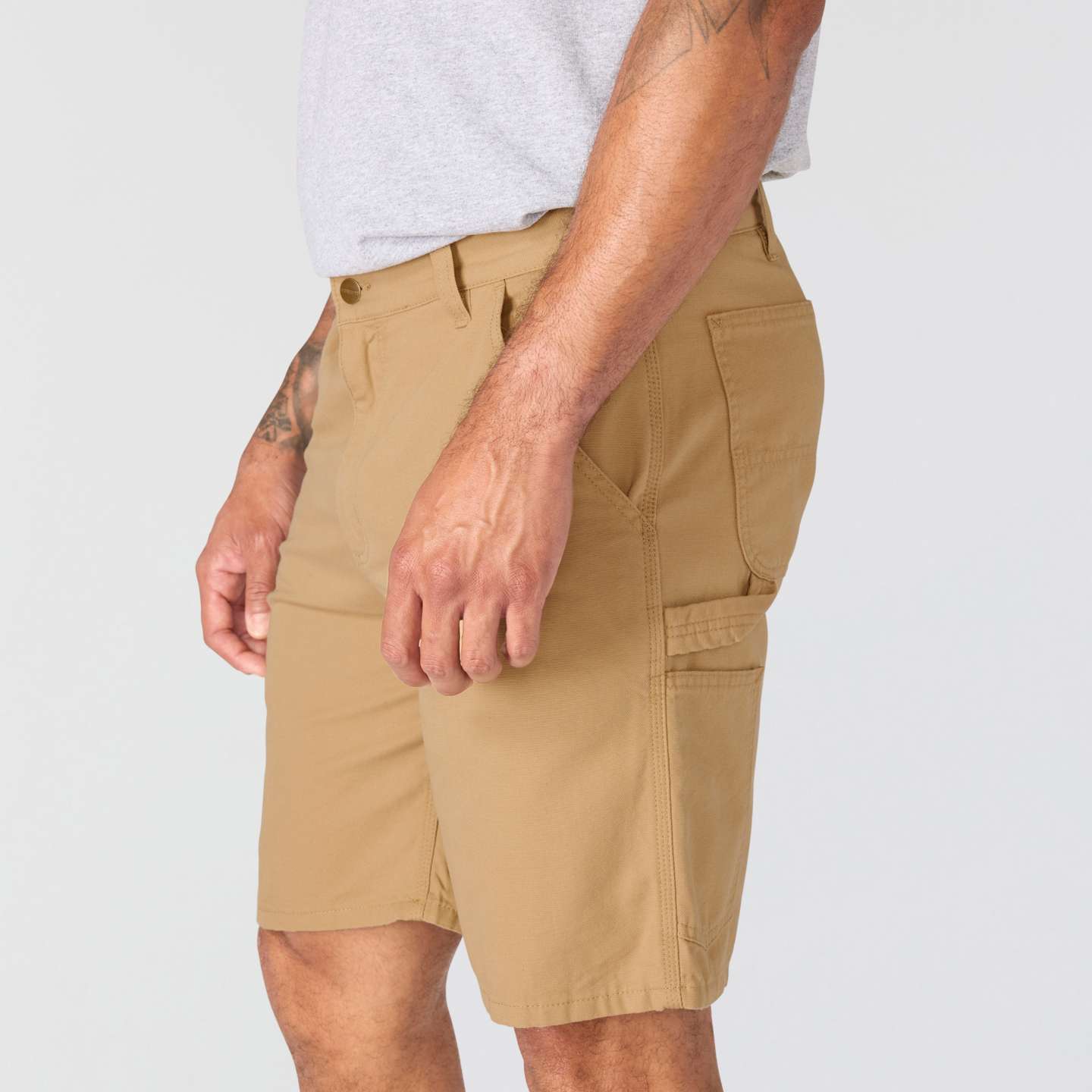 Мужские шорты Carhartt Loose 9" Stateline Short, цвет: Тёмный хаки — фото 5