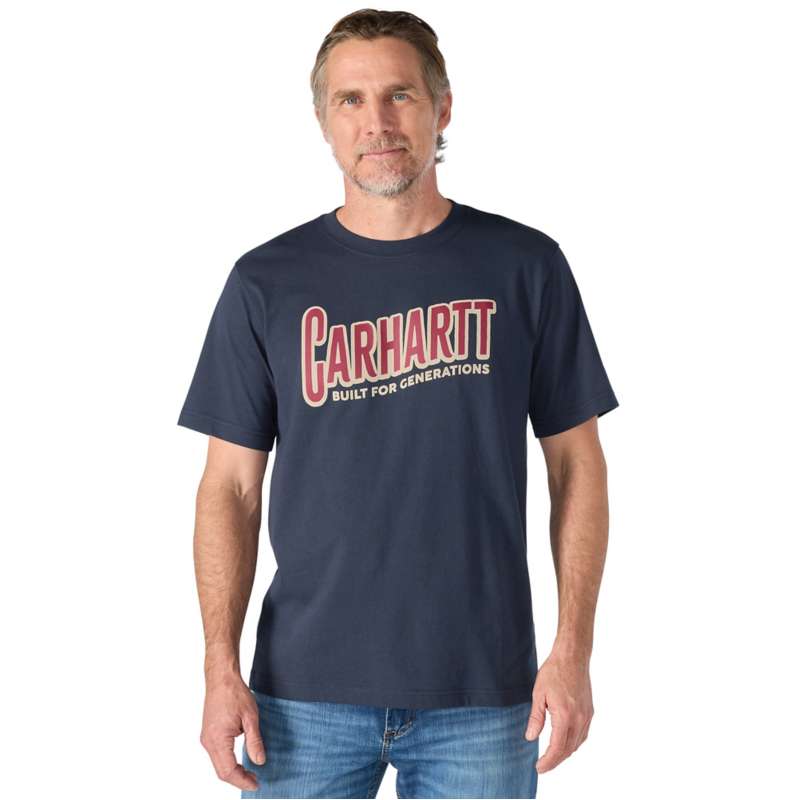 Carhartt  Navy Irvine Relaxed Generations T-Shirt