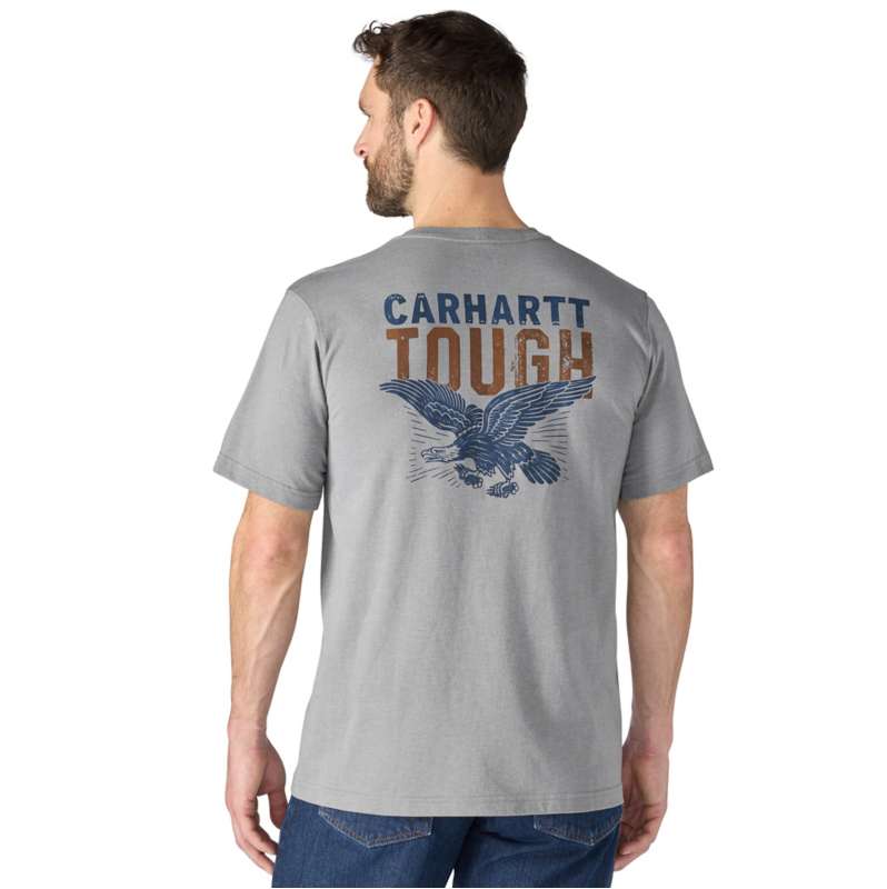 Carhartt  Weather Ash Heather Irvine Relaxed Eagle T-Shirt