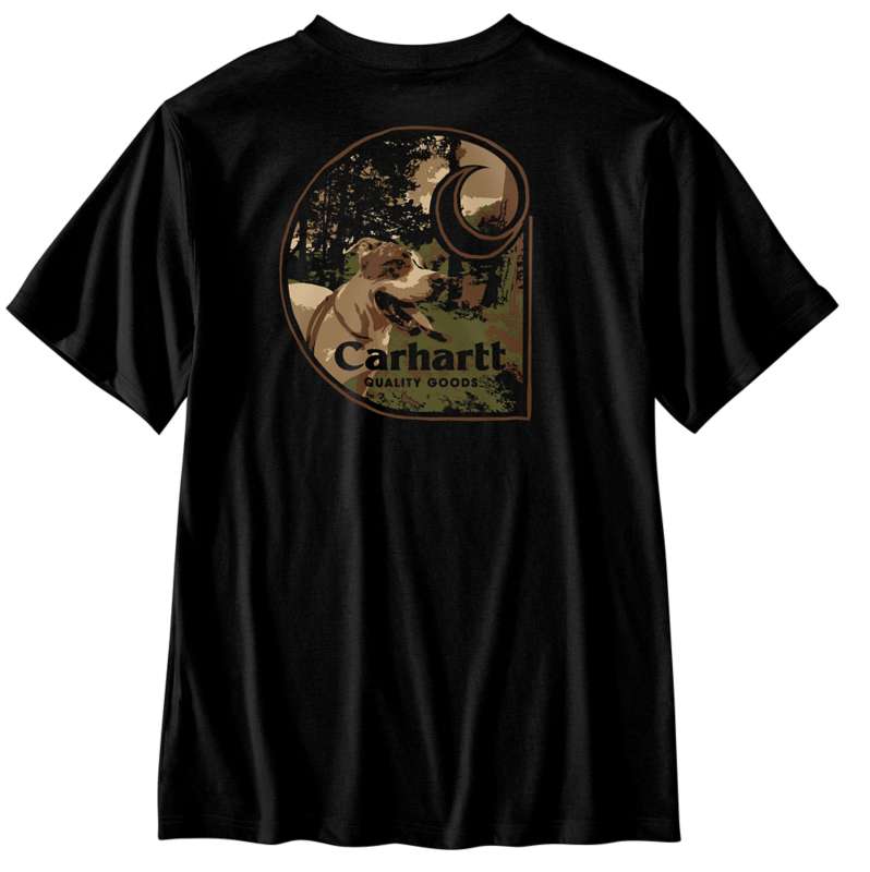 Carhartt  Black Irvine Relaxed Dog T-Shirt