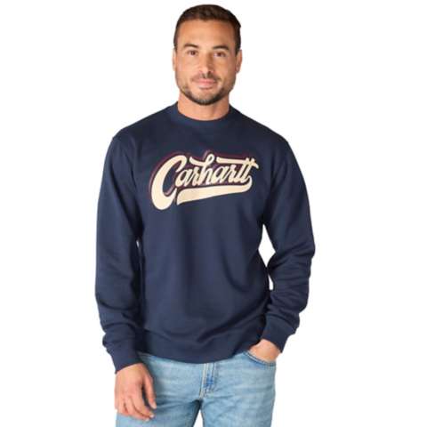 Мужские худи Carhartt Sawyer Script Crewneck Sweatshirt