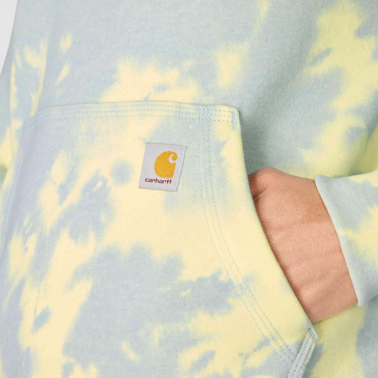Женская толстовка Carhartt Marquette Printed, цвет: Синий камуфляжный — фото 5