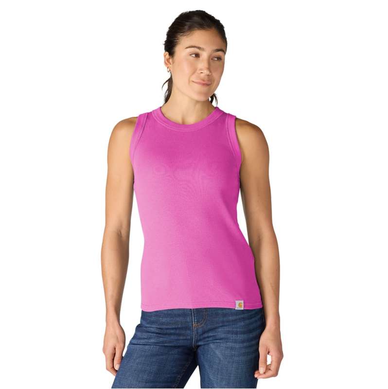 Carhartt  Electric Fuchsia Women's TENCEL™ Fiber Series Fitted Ribbed Tank