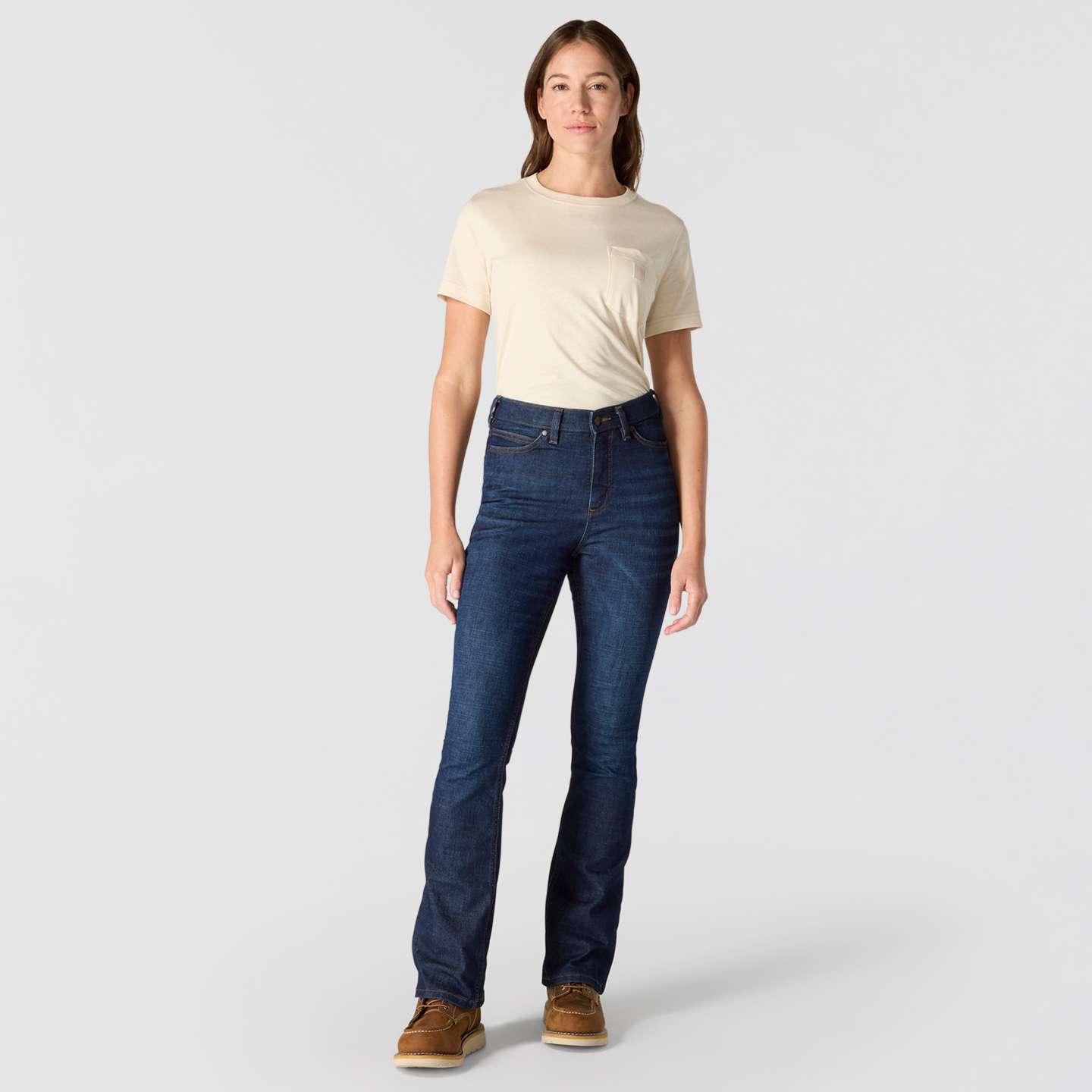 Женские джинсы Carhartt The Tiller Jean, цвет: Downpour — фото 4
