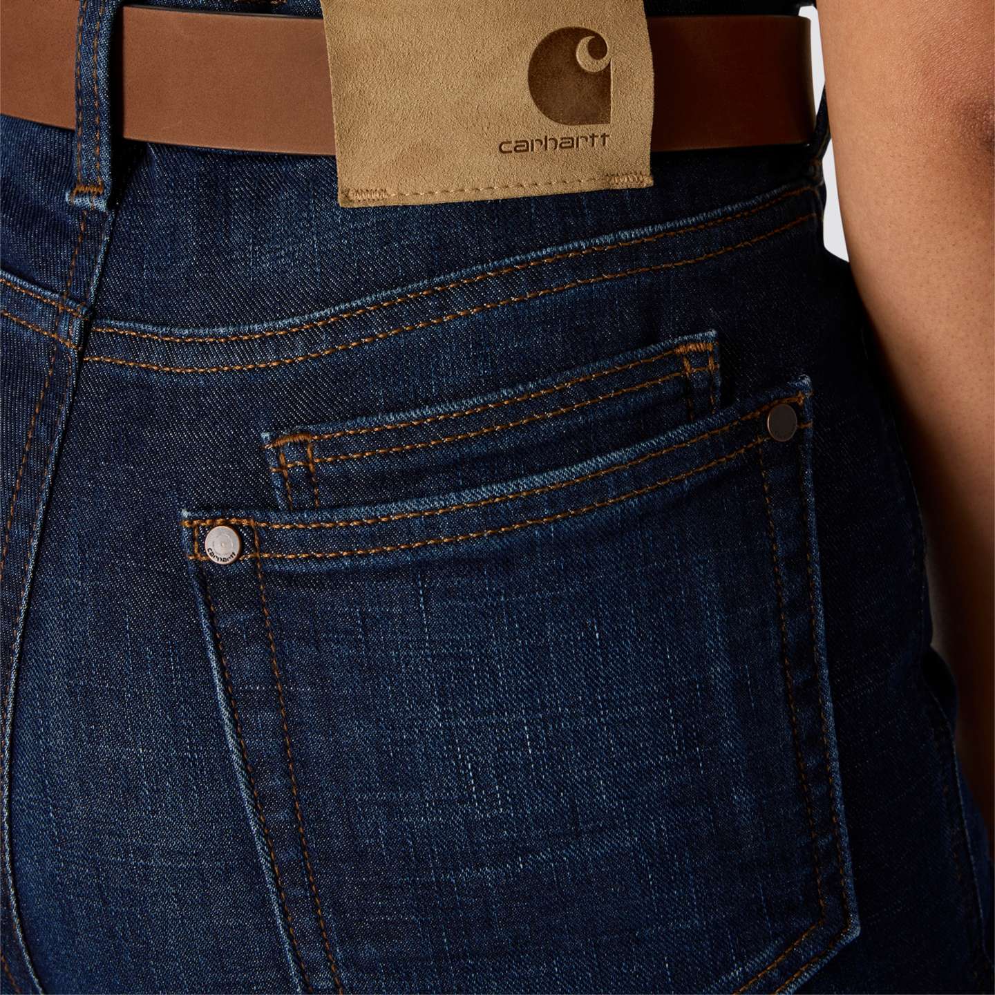 Женские джинсы Carhartt Mason Pull-On Jean, цвет: Downpour — фото 3