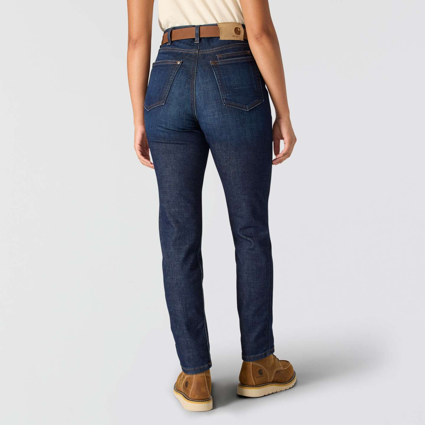 Женские джинсы Carhartt Mason Pull-On Jean, цвет: Downpour — фото 2