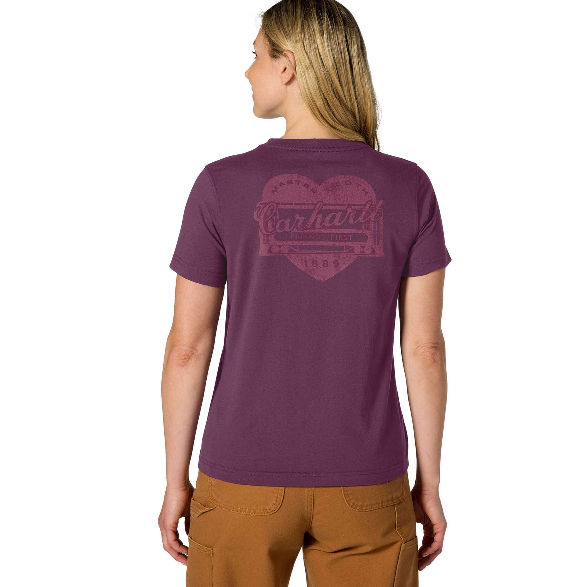 Carhartt Women's Irvine Relaxed Heritage Heart T-Shirt