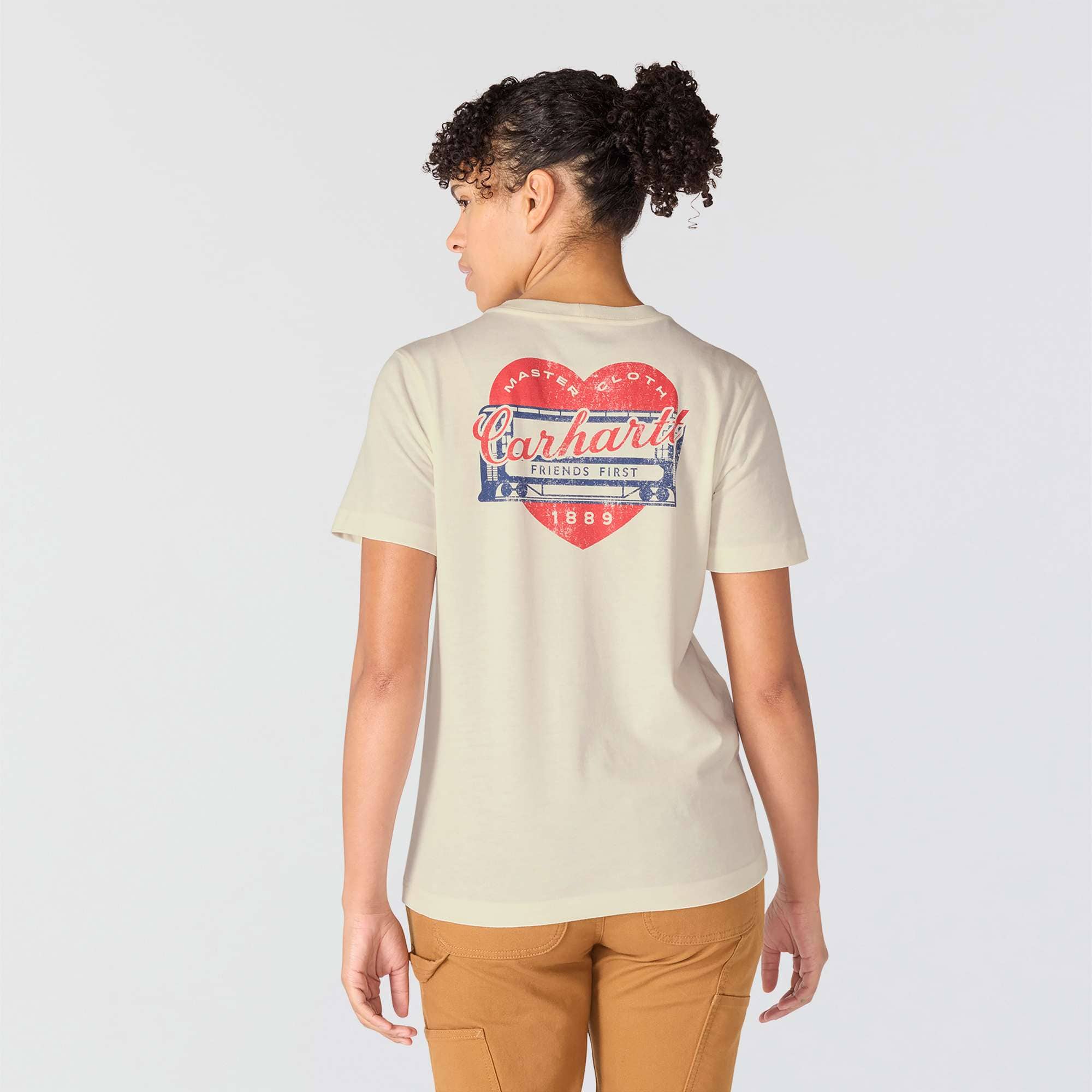 Carhartt Women's Irvine Relaxed Heritage Heart T-Shirt