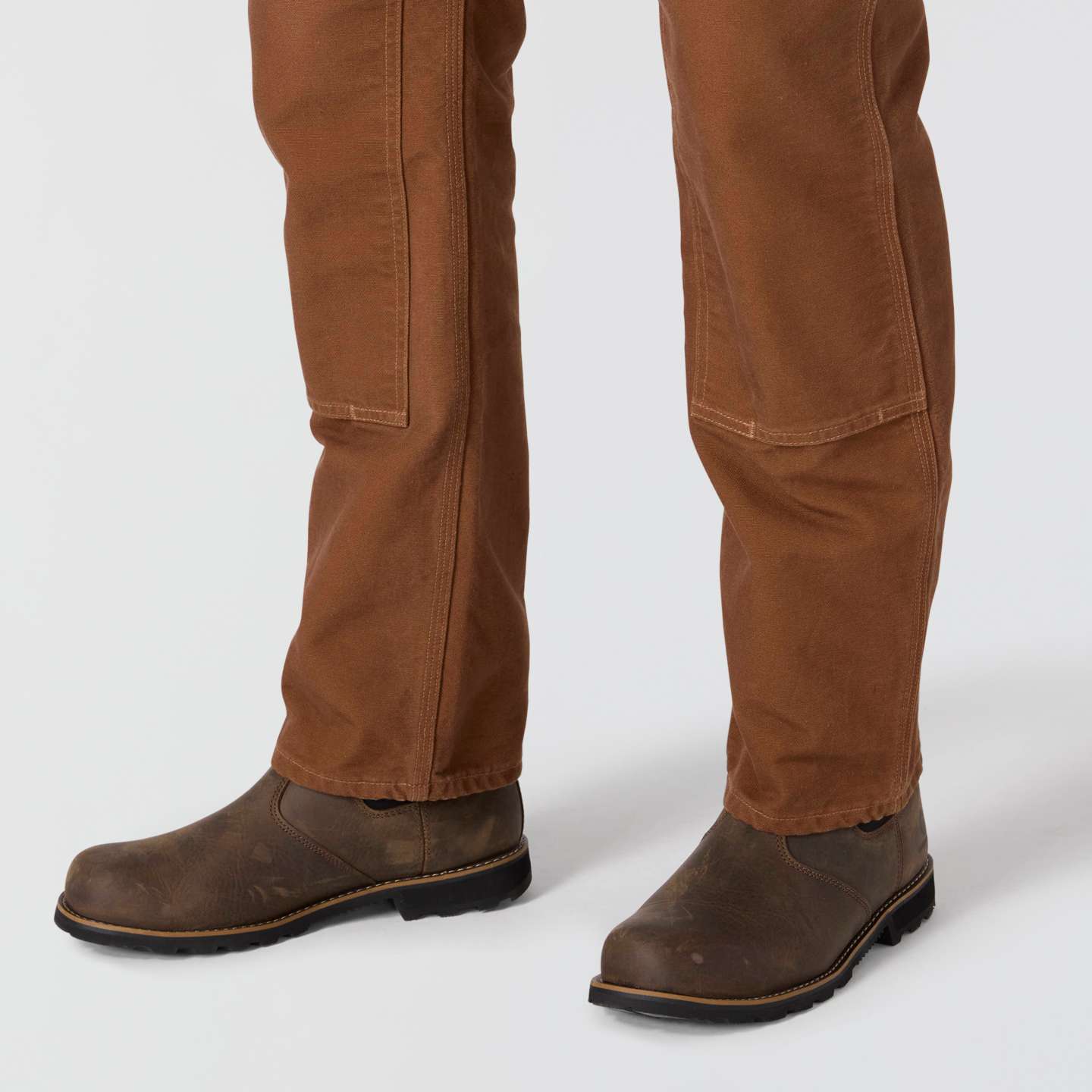 Мужские брюки Carhartt Crafted Series Loose Straight Duck Double-Front Dungaree, цвет: Красный — фото 5