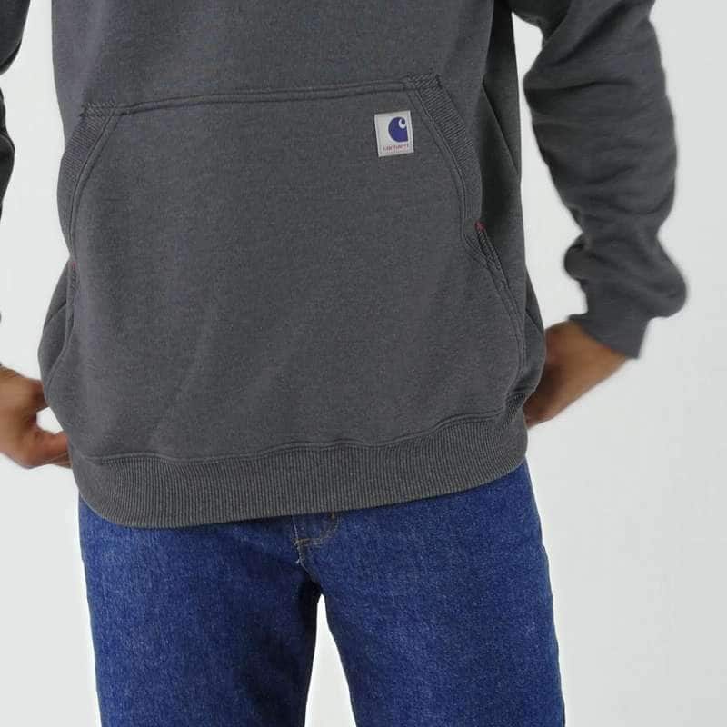 Loose Fit Midweight Quarter-Zip Mock-Neck Sweatshirt