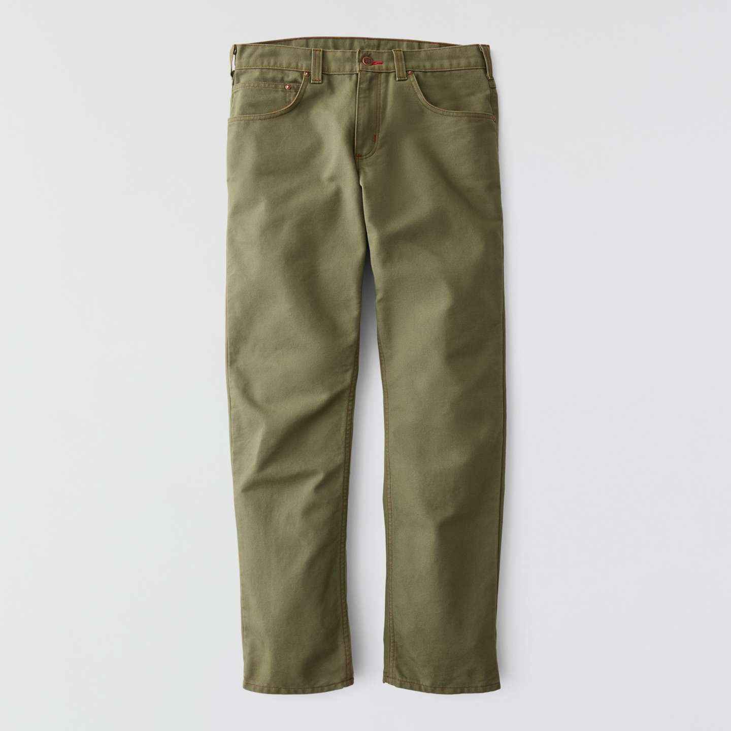 Мужские брюки Carhartt Crafted Series Relaxed Straight Duck, цвет: Армейский зелёный — фото 8
