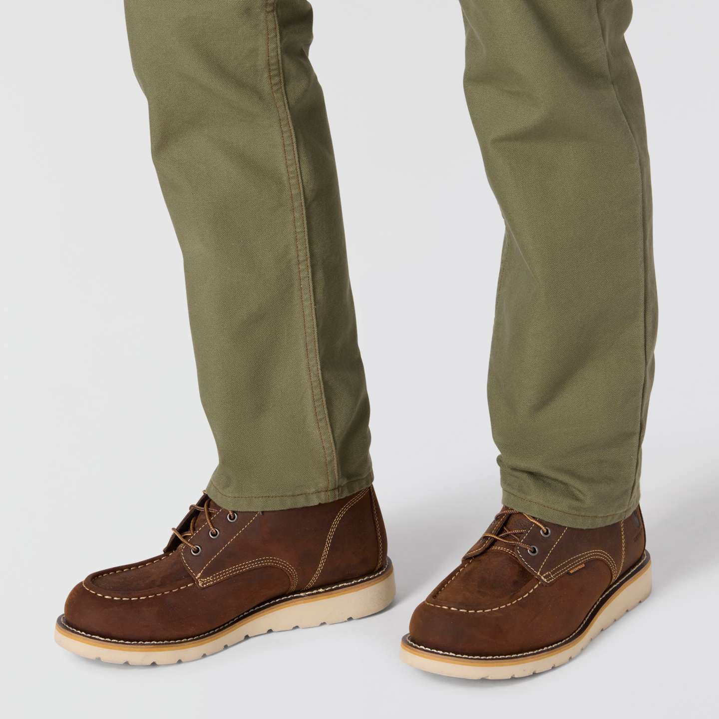 Мужские брюки Carhartt Crafted Series Relaxed Straight Duck, цвет: Армейский зелёный — фото 5
