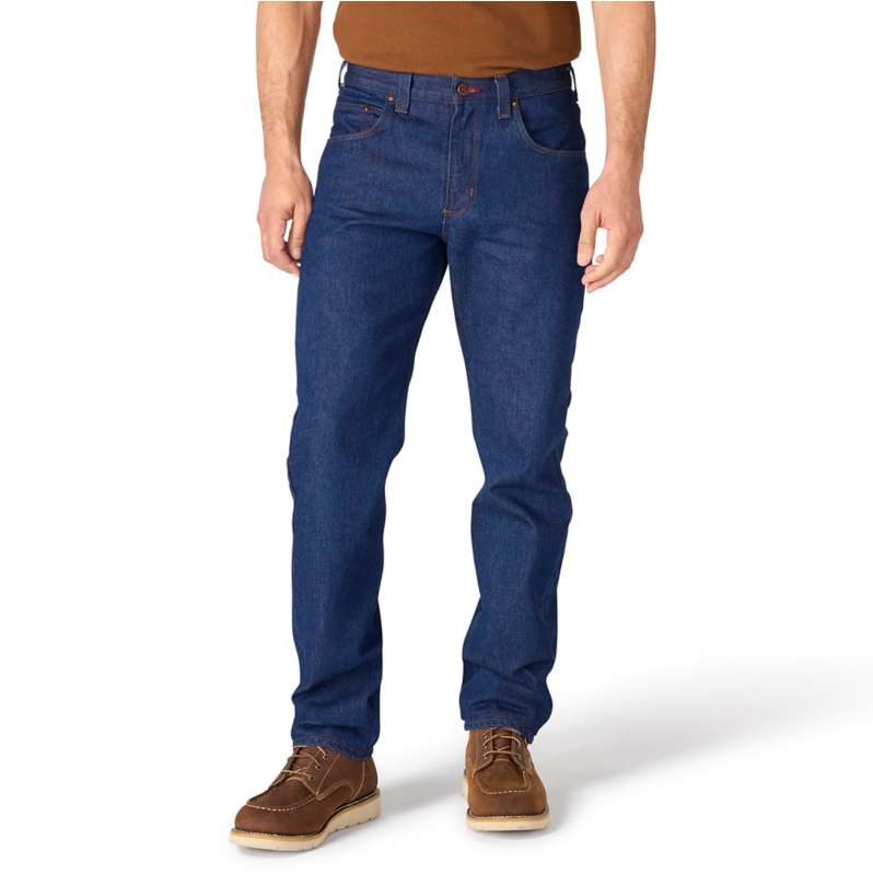 Carhartt  Rinsed Dark Indigo Crafted Series Relaxed Straight Jean