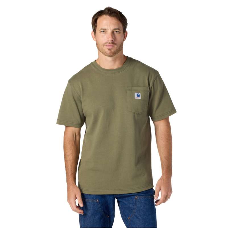 Carhartt  Army Green Crafted Series Heavyweight Loose T-shirt