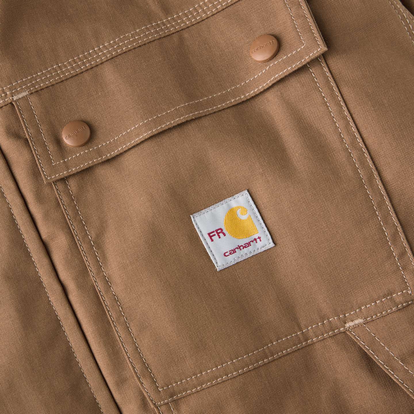 Мужское пальто Carhartt FR Quick Duck, цвет: Коричневый — фото 11